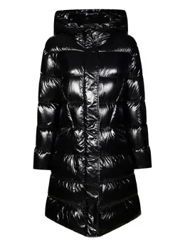 Moncler: Пальто с капюшоном 