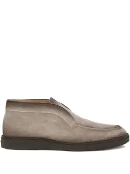 Santoni: Бежевые туфли 