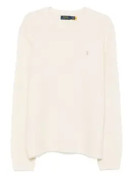 Polo Ralph Lauren: Белый свитер 