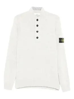 Stone Island: Поло из шерсти 