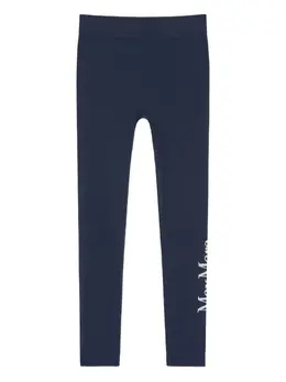 'S Max Mara: Синие легинсы 