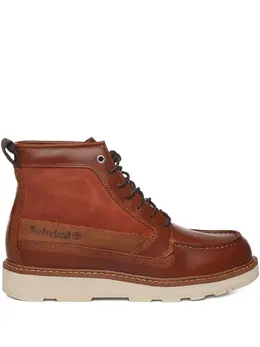 Timberland: Красные ботинки 