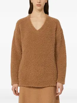 Max Mara: Коричневый свитер 