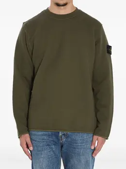Stone Island: Зелёный свитшот 