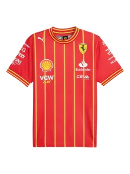 PUMA: Футболка  Ferrari в полоску