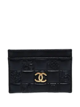 CHANEL Pre-Owned: Чёрный картхолдер 
