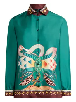 ETRO: Рубашка с абстрактным принтом 