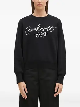 Carhartt WIP: Чёрный свитер 