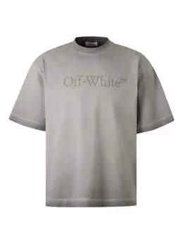 Off-White: Футболка с принтом 