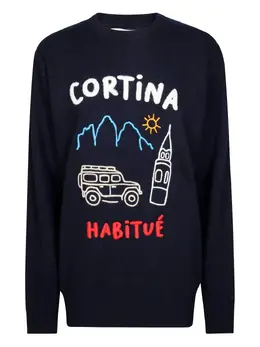 MC2 Saint Barth: Синий свитер  Heron