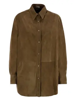 Brunello Cucinelli: Замшевая куртка 