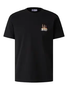 Off-White: Футболка с принтом 
