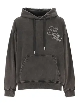 Off-White: Толстовка с принтом 