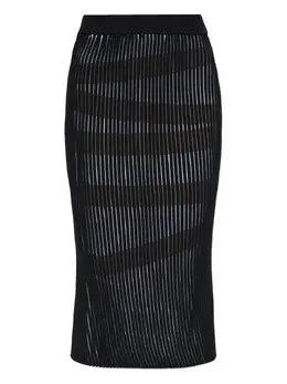 Issey Miyake: Юбка в полоску 