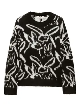 MSGM: Свитшот из кролика 