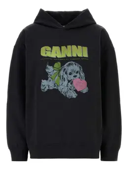 GANNI: Хлопковый свитшот 