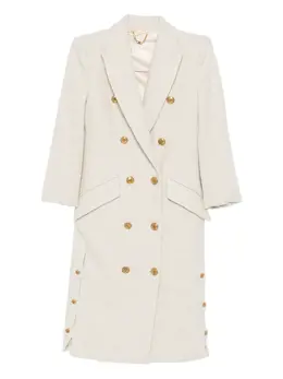 Elisabetta Franchi: Двубортное пальто 