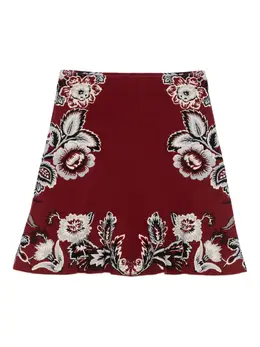 ETRO: Юбка с растительным принтом 