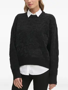 DKNY: Чёрный свитер 
