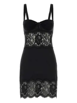 Dolce & Gabbana: Платье с растительным принтом 