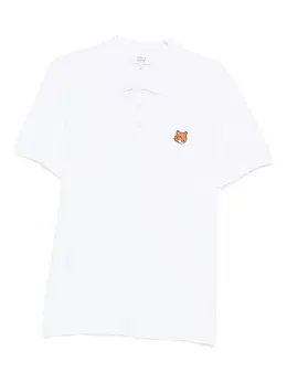 Maison Kitsuné: Белое поло 
