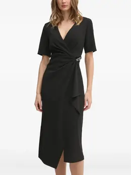 DKNY: Платье с запахом 