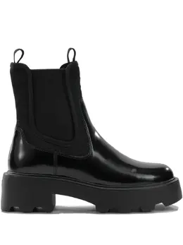 Tory Burch: Чёрные ботинки 