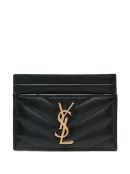 Saint Laurent: Чёрный картхолдер 