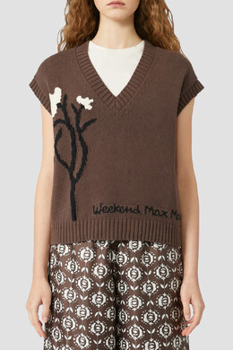 Max Mara: Трикотажный жилет 