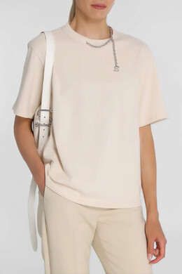 Max Mara: Хлопковая футболка 