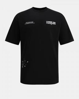 COMME des FUCKDOWN: Чёрная футболка 