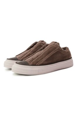 Brunello Cucinelli: Серые кеды 