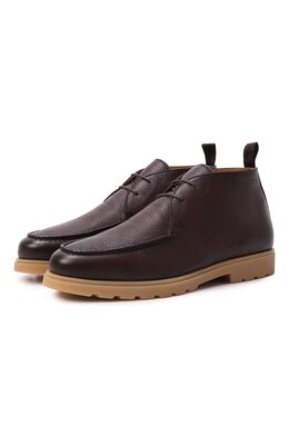 Kiton: Коричневые ботинки 