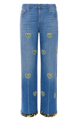 Valentino: Синие джинсы 