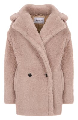 Max Mara: Розовая шуба 