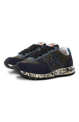 Premiata will be: Кроссовки цвета хаки 