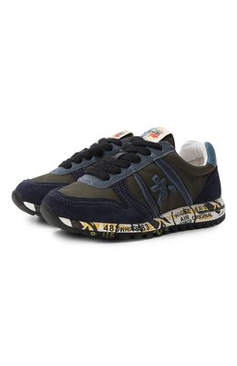 Premiata will be: Кроссовки цвета хаки 