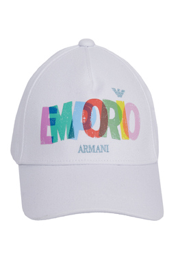 EMPORIO ARMANI: Белая кепка 
