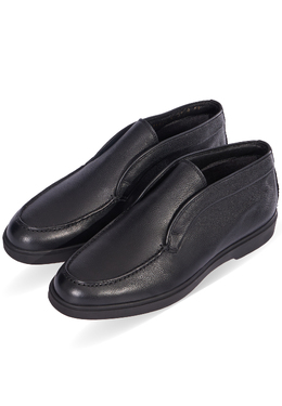SANTONI: Чёрные лоферы 