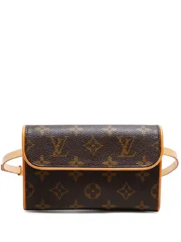 Louis Vuitton Pre-Owned: Коричневая поясная сумка 