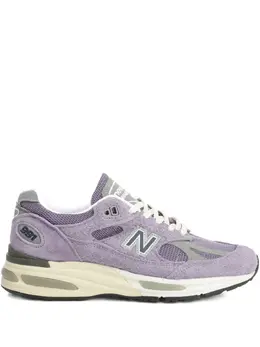 New Balance: Фиолетовые кроссовки  991