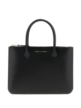 Comme Des Garçons Wallet: Чёрная сумка-шоппер 