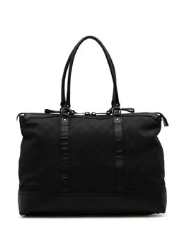 Gucci Pre-Owned: Чёрная сумка-шоппер 