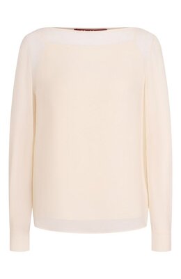 Max Mara Studio: Шёлковая блуза 