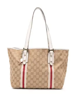 Gucci Pre-Owned: Коричневая сумка-шоппер 