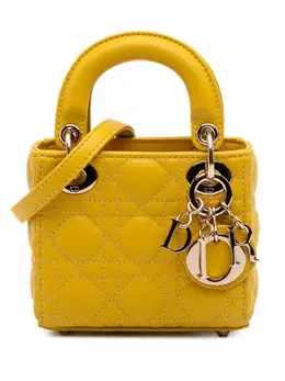 Christian Dior Pre-Owned: Жёлтая сумка 