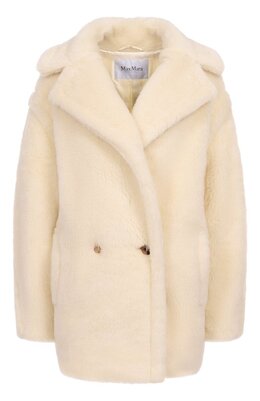 Max Mara: Белая шуба 