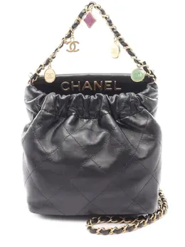 CHANEL Pre-Owned: Чёрная сумка 