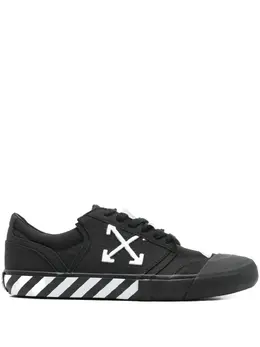 Off-White: Чёрные кроссовки 
