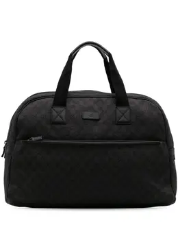 Gucci Pre-Owned: Серая дорожная сумка 